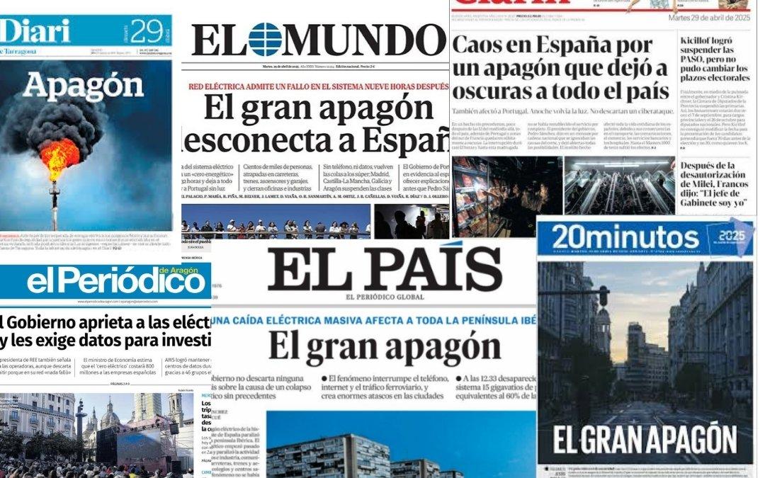 El apagón del 28 de abril